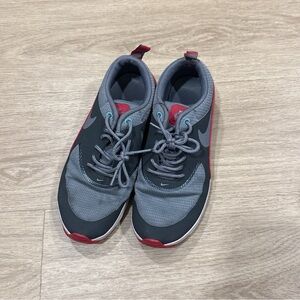 Nike Women's Gray and Red Athletic Shoes